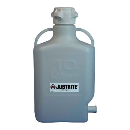 Justrite Justrite Carboy With Spigot, HDPE, 10-Liter 12915